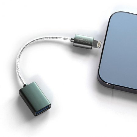 Description image for ddHiFi MFI06F Lightning to USB-A Cable to Connect iPhone to DACs w USB-A Input