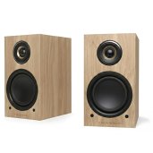 Triangle LN01A 2-Way Powered Bookshelf Speakers LIGHT OAK