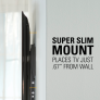 Sanus CILL2 Black Series Super Slim Fixed Mount 32-Inch To 80-Inch BLACK
