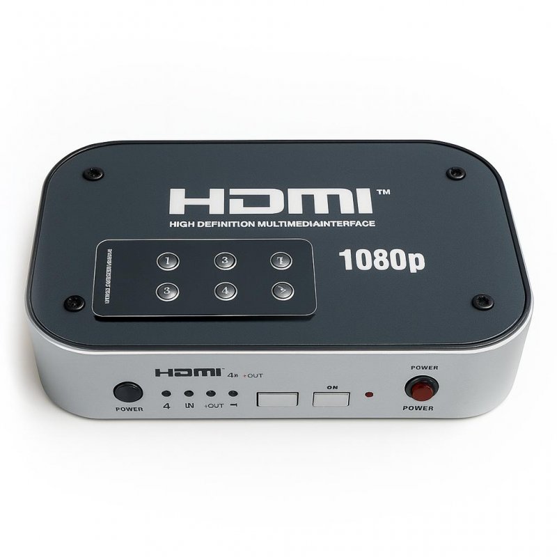 Legend HDMI Amplifying Switch & Remote (4-In-1-Out) 1080p v1.3B