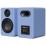 Kanto Living YU6 Passive 2nd Gen Passive Bookshelf Speaker with 1” Silk Dome Tweeter and 5.25” Abaca-Reinforced Woofer, Pair ICE BLUE
