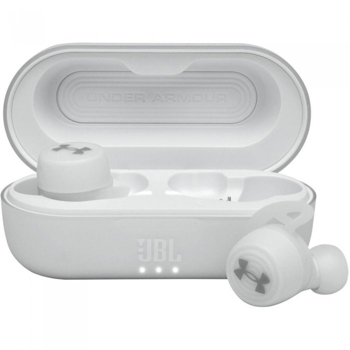 JBL Under Armour Streak True Wireless In-Ear Sport Headphones WHITE - Click Image to Close