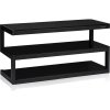 NorStone ESSE 43-Inch 3-Shelft AV Rack BLACK SATIN