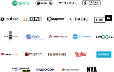 Description image for Bluesound P230BLKUNV Pulse M Omni-Hybrid Wireless Music Streaming Speaker BLACK