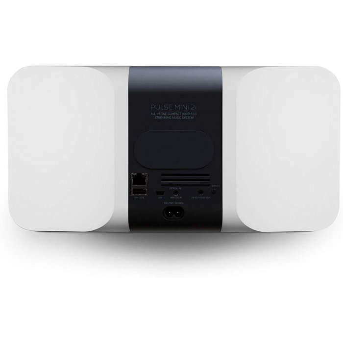 Bluesound Pulse Mini 2i Compact Wireless Multi-Room Smart Speaker w BT WHITE - Open Box - Click Image to Close