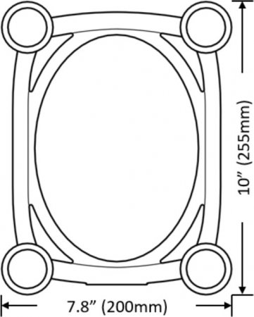 Description image for IsoAcoustics ISO 200 Sub Subwoofer Isolation Stand