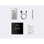 FiiO RR13 Portable Stereo FM Radio with Dual Speakers and Headphone Output SILVER