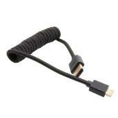Ultralink ULPHCA2C Coiled HDMI Cable A to C 12in