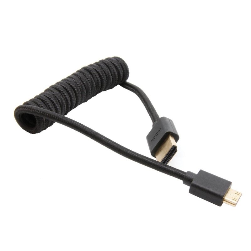 Ultralink ULPHCA2C Coiled HDMI Cable A to C 12in