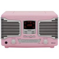 Teac SL-D800BT Wireless Bluetooth Vintage Retro Radio PINK