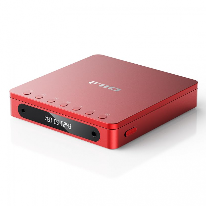 FiiO DM13 Portable Stereo CD Player with Hi-Res Bluetooth RED