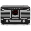 Teac SL-D800BT Wireless Bluetooth Vintage Retro Radio BLACK