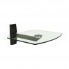 OmniMount ECS-B Wall Shelf with Pivoting Arm -Max 30 lbs -Black