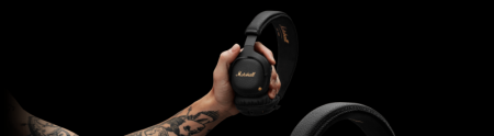 Description image for Marshall MID Active Noise Cancelling (ANC) Bluetooth Headphones BLACK