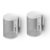FLEXSON Wall Mounts with Corner Piece for Sonos Era 100 Speaker (Pair) WHITE