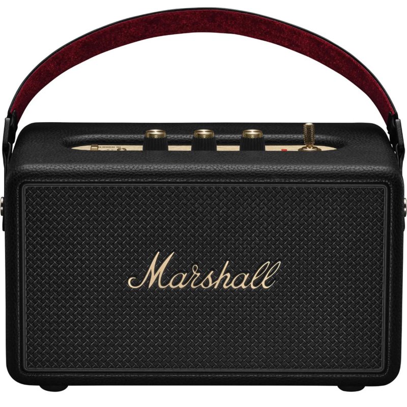 Marshall Kilburn III Portable Bluetooth Speaker with Carry Strap BLACK / BRASS