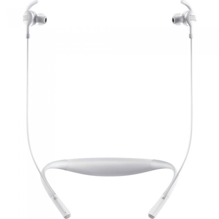 JBL Everest 100 Elite Wireless Bluetooth Noise Cancelling In-Ear Headphones WHITE - Click Image to Close