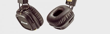 Description image for Marshall MAJOR II On-Ear Bluetooth Headphones BROWN