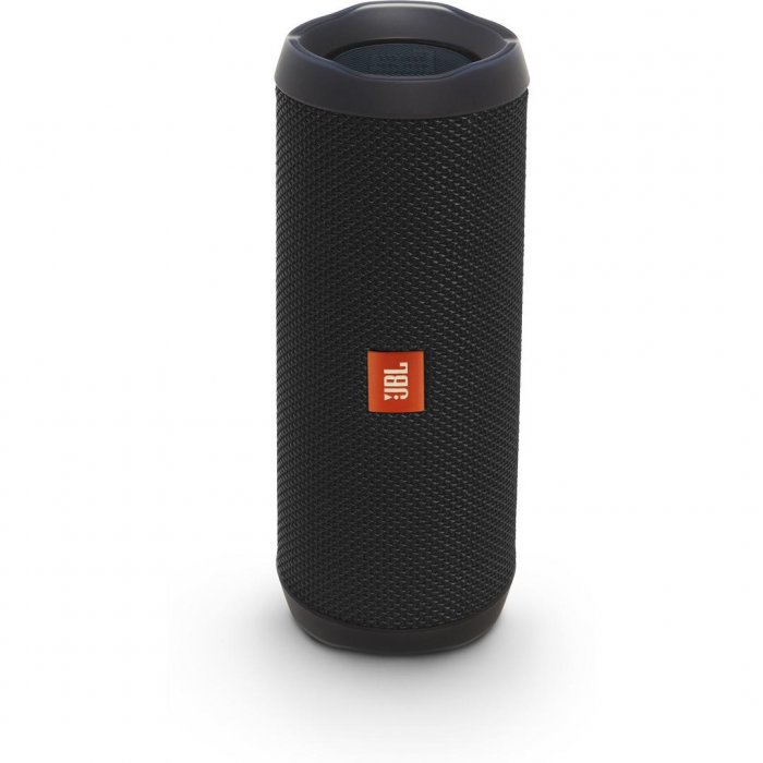 JBL FLIP 4 Waterproof Portable Bluetooth Speaker BLACK - Open Box - Click Image to Close