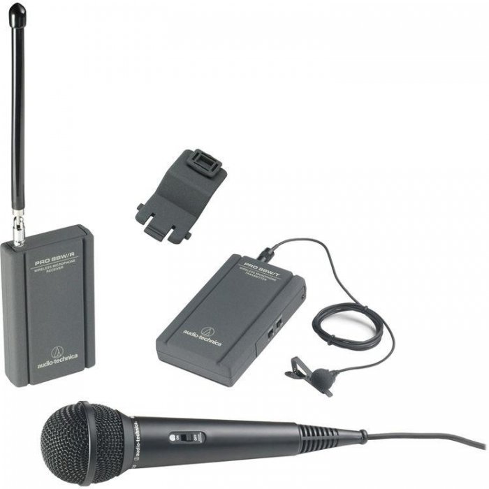 Audio-Technica ATR288W VHF Twin Microphone System - Click Image to Close