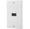 Energy Flat Panel Series HDMI Wall Plate WHITE