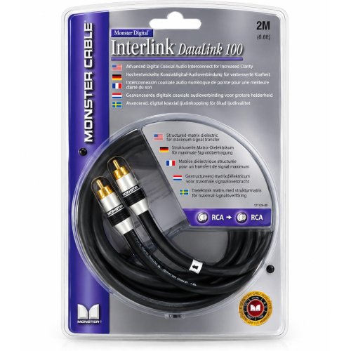 Monster Interlink DataLink 100 Digital Coaxial Audio Cable 2M