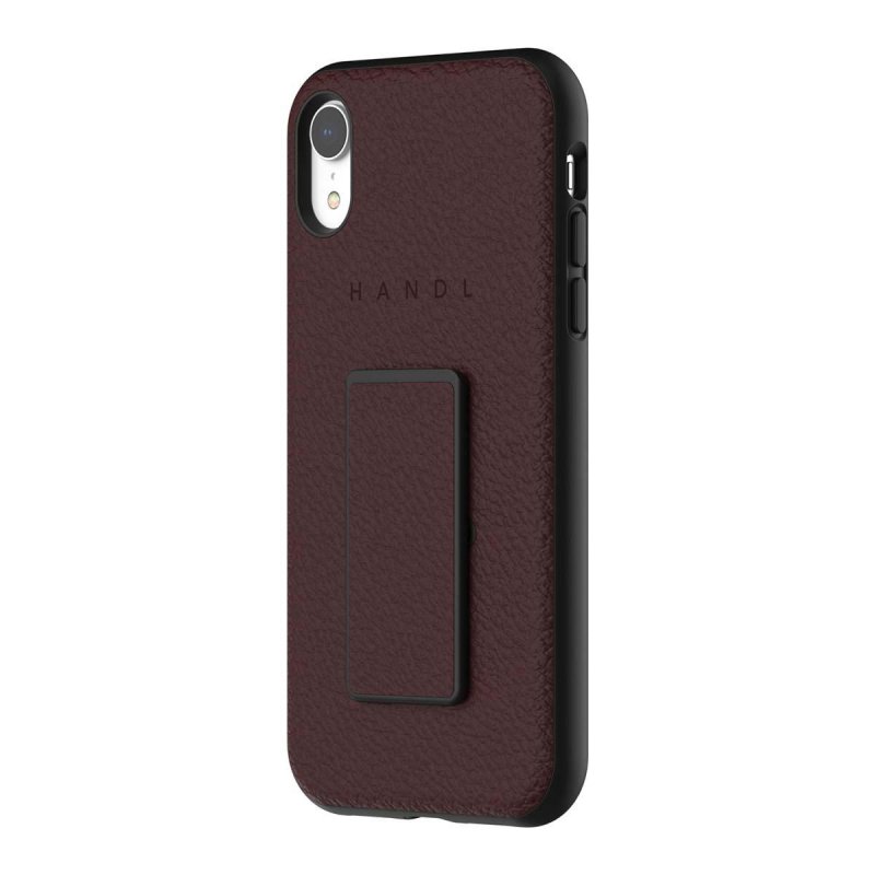 Handl HD-AP04PBML Inlay Case for iPhone XR - MERLOT PEBBLE