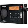 Sangean PR-D7BK AM/FM Digital Rechargeable Portable Radio BLACK