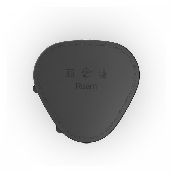 Sonos ROAM Portable Waterproof Smart Speaker BLACK - Click Image to Close