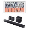 Samsung QN75LS03HEFXZC 75-Inch The Frame QLED 4K Smart TV & HW-Q990H Dolby Atmos Soundbar Theater Bundle BLACK