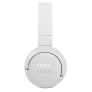 JBL Tune 660NC Wireless On-Ear Active Noise-Cancelling Headphones WHITE