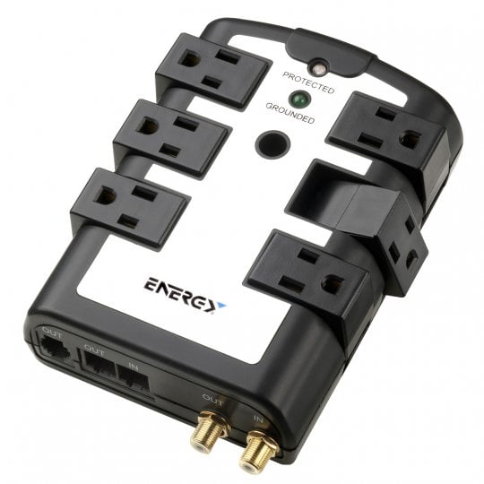Energy EPC75 6 Outlet Rotating Surge Protection Wall Tap