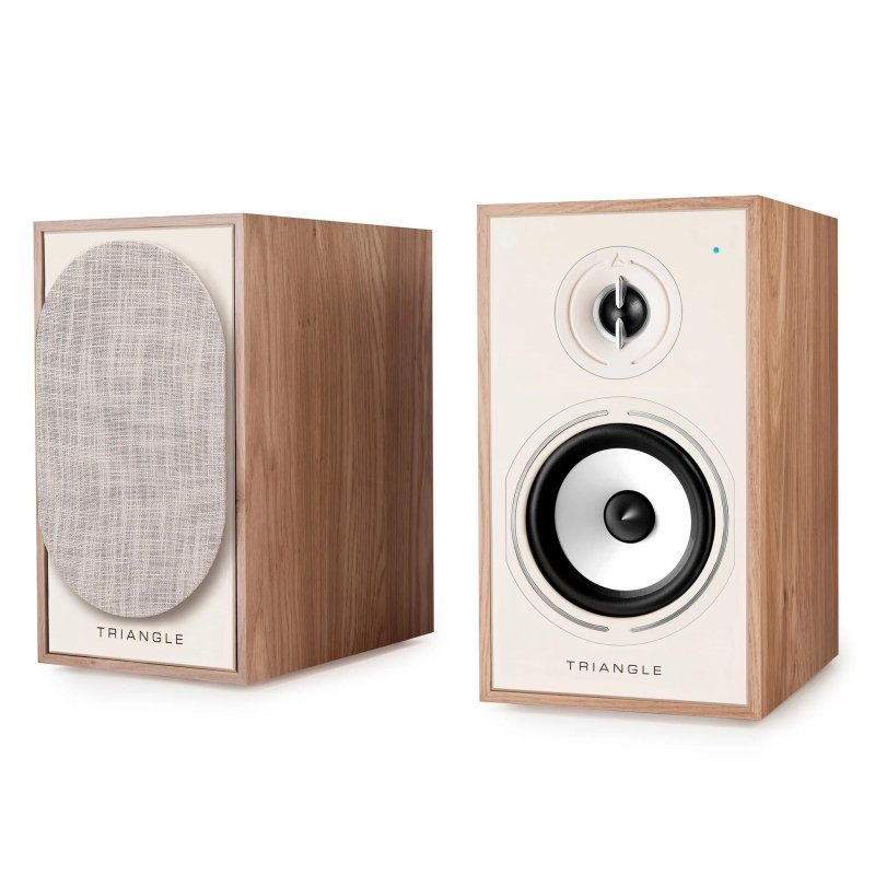 Triangle Borea BR02 CONNECT Powered Bookshelf Speakers LIGHT OAK