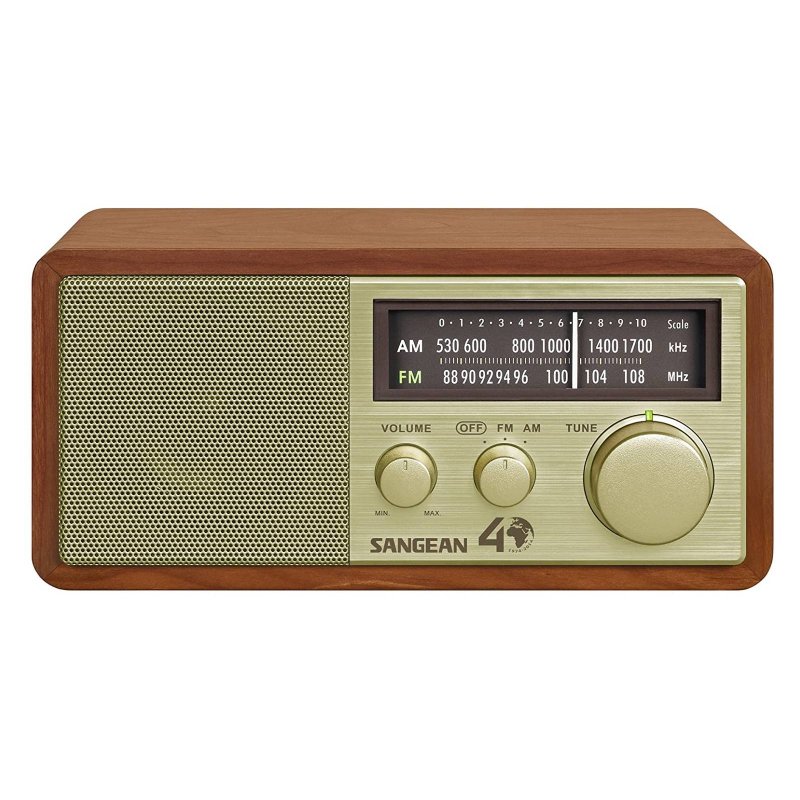 Sangean WR-11 FM / AM Analog Wooden Cabinet Receiver 40th Anniversary Ed.