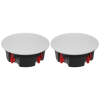 Klipsch PIC-525-T-SC 5.25-Inch Short-Can In-Ceiling Speaker with 1-Inch Tweeter (Pair) BLACK