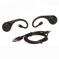 Shure AONIC True Wireless Audio Secure Fit Over-Ear In-Ear Headphones Adapter BLACK