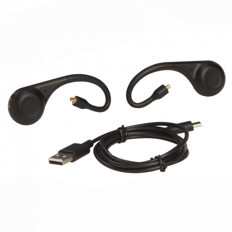 Shure AONIC True Wireless Audio Secure Fit Over-Ear In-Ear Headphones Adapter BLACK