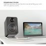Kanto YU 4-inch Bluetooth Powered Bookshelf Speakers BLACK - Open Box