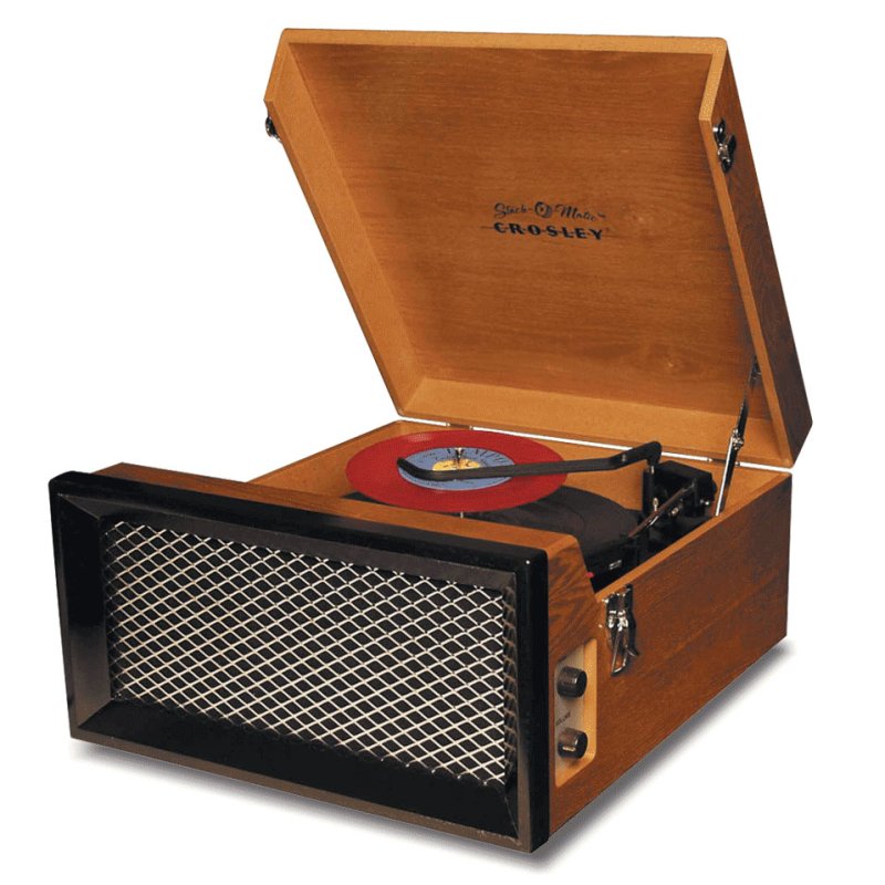 Crosley CR85 (Oak) Collegiate Stack-O-Matic Turntable