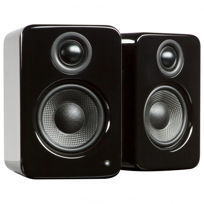 Kanto YU2 Powered Desktop Speakers GLOSS BLACK - Click Image to Close
