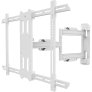Kanto PS350W Full Motion Articulating Mount 37-60 Inch TV's WHITE