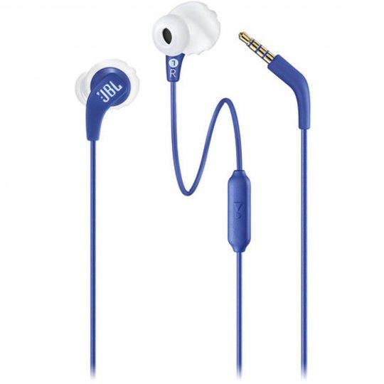 JBL Endurance Run Sweatproof Wired Sports In-Ear Headphones BLUE