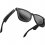 Ausounds AU-Lens Unisex True Wireless Audio Wayfarer Sunglasses BLACK