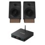 FiiO BR15 R2R & Onkyo GX-10DB Creator Series Bluetooth Streaming Powered Speaker Bundle BLACK