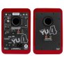 Kanto YU4GR 70W (RMS Power) Powered Speakers w Bluetooth & Preamp GLOSS RED - Open Box