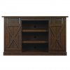 Bell'O HARRIS (a/o Cottonwood) 60-Inch Barn-Door Style TV Stand (No Tools) ESPRESSO