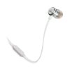 JBL Tune 290 Wired In-Ear Headphones with Mic SILVER/WHITE