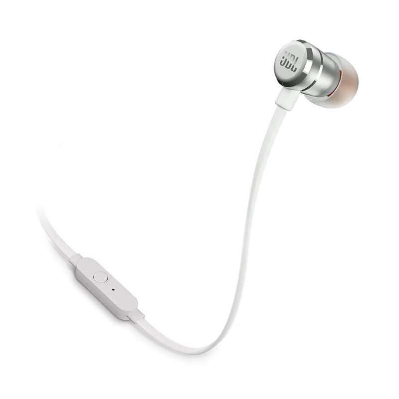 JBL Tune 290 Wired In-Ear Headphones with Mic SILVER/WHITE