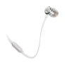 JBL Tune 290 Wired In-Ear Headphones with Mic SILVER/WHITE