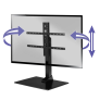 Sanus VSTV2-B3 TV Swiveling Base, Fits TVs 40-Inch To 86-Inch BLACK